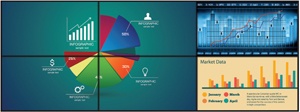 VIEW Pro 2×3 Video Wall Composition (6 displays)